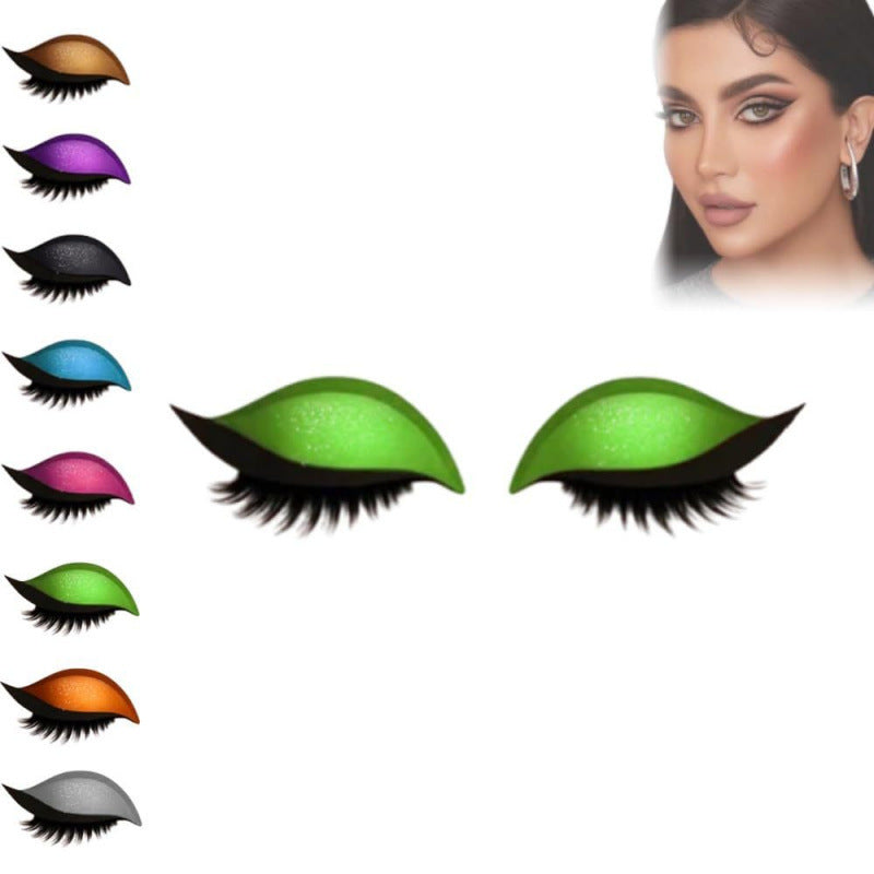 Lazy Eyeshadow Eyelash Stickers