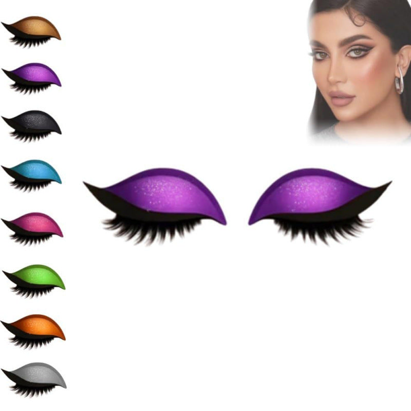 Lazy Eyeshadow Eyelash Stickers