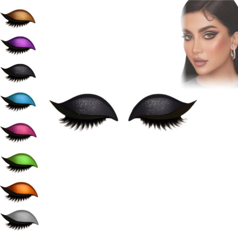 Lazy Eyeshadow Eyelash Stickers