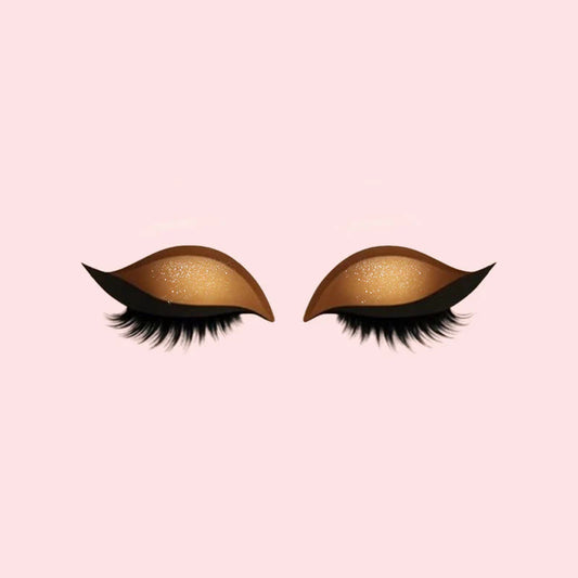 Lazy Eyeshadow Eyelash Stickers