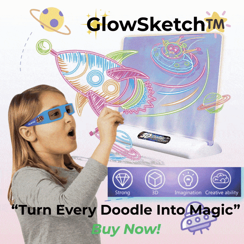 GlowSketch™️ Luminous 3D Drawing Board