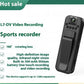 L7-DV video recording sports recorder with features listed on a green and white background