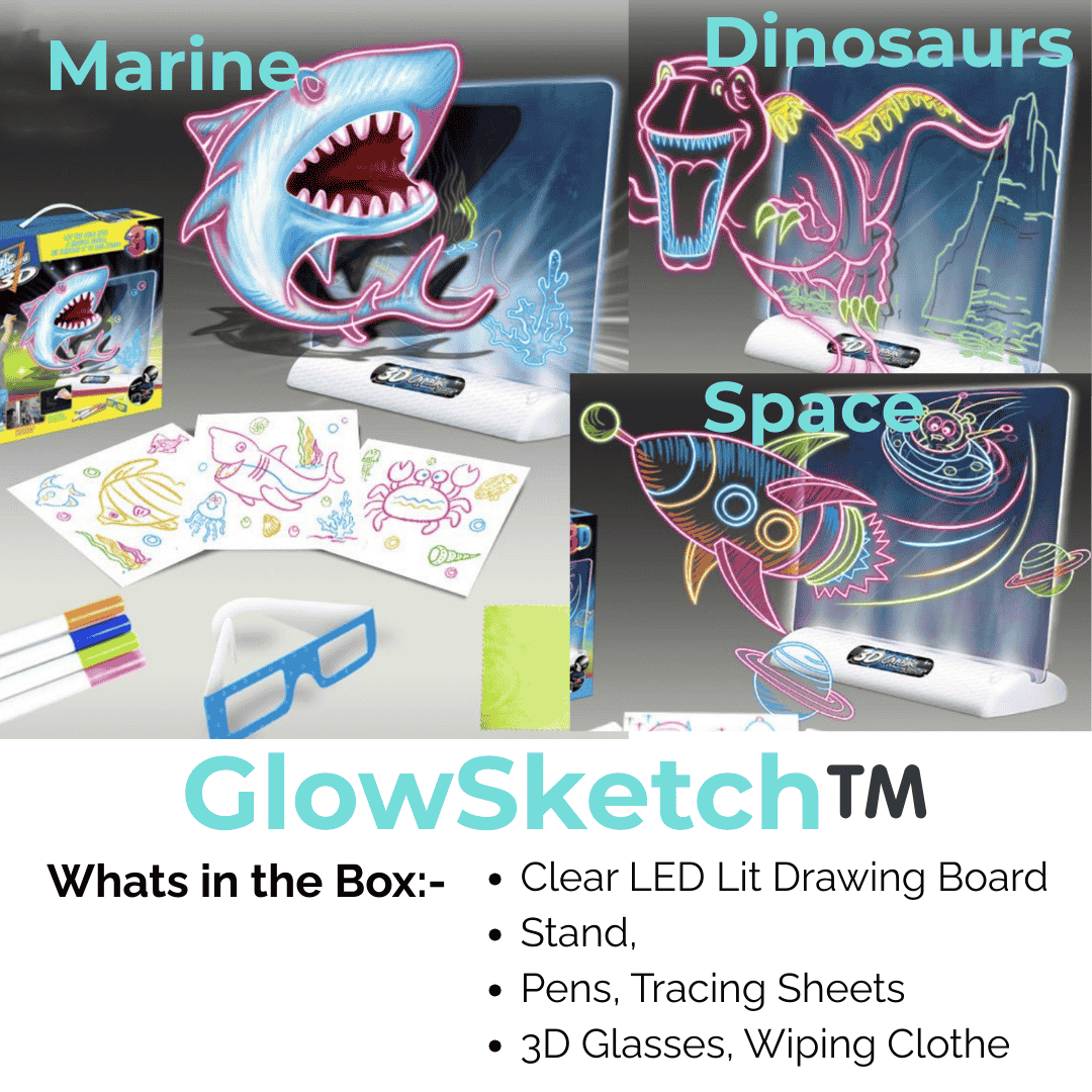 GlowSketch™️ Luminous 3D Drawing Board