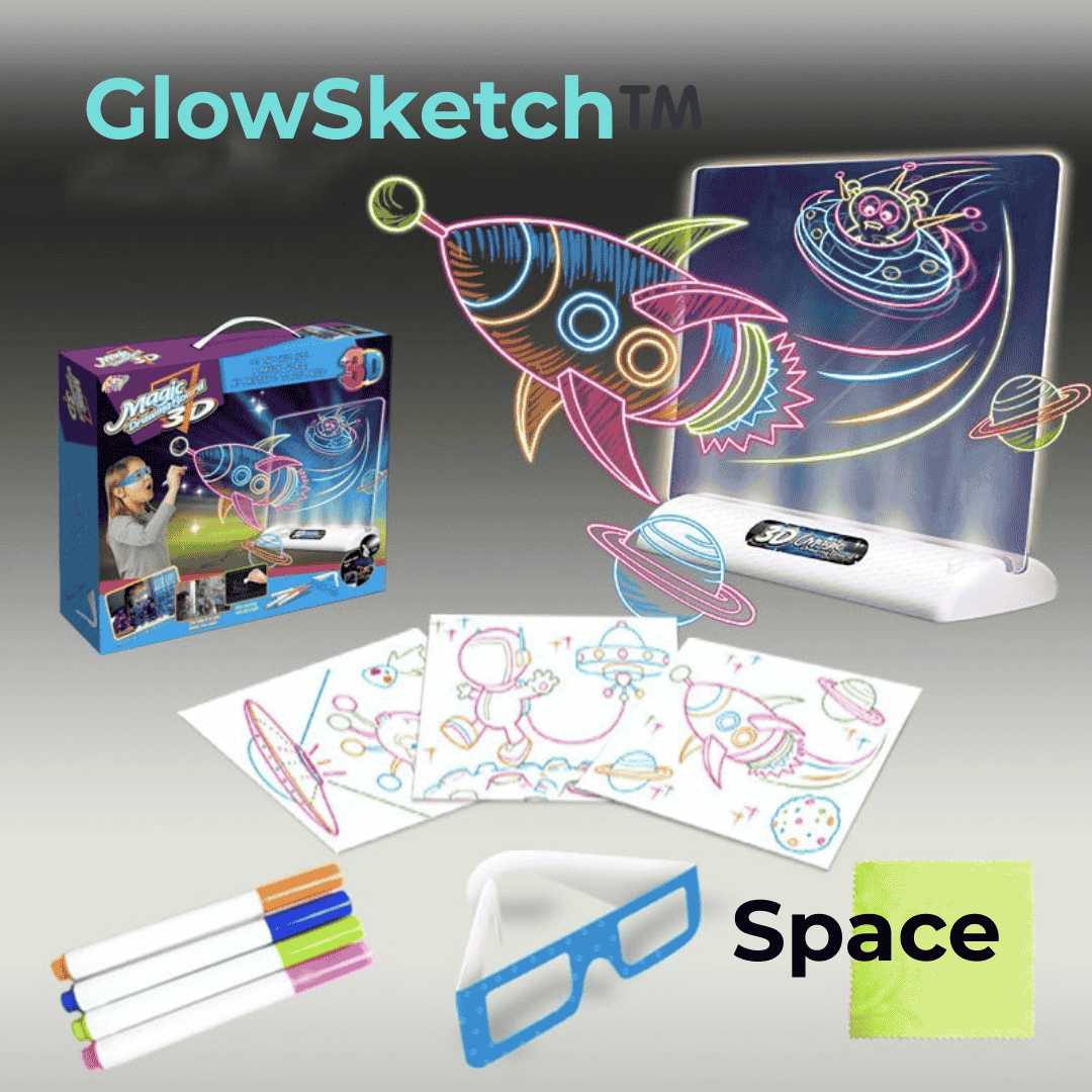 GlowSketch™️ Luminous 3D Drawing Board